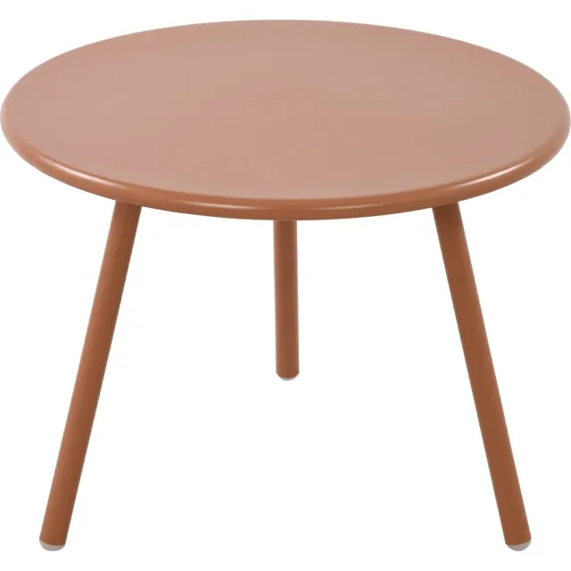 CLP Minot Salontafel - Rond - Bijzettafel - loungetafel - Rond - Tuintafel - voor buiten en binnen - weer- en UV-bestendig - terracotta