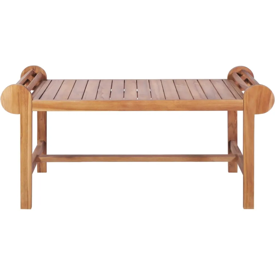 vidaXL Salontafel 100x50x45 cm massief teakhout Bruin