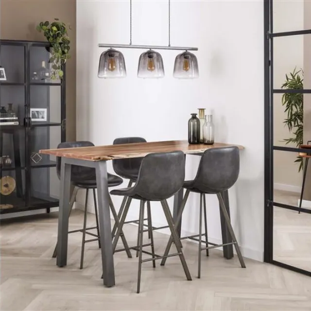 Meubelplaats Bartafel Timber Acaciahout 147 cm massief acacia naturel