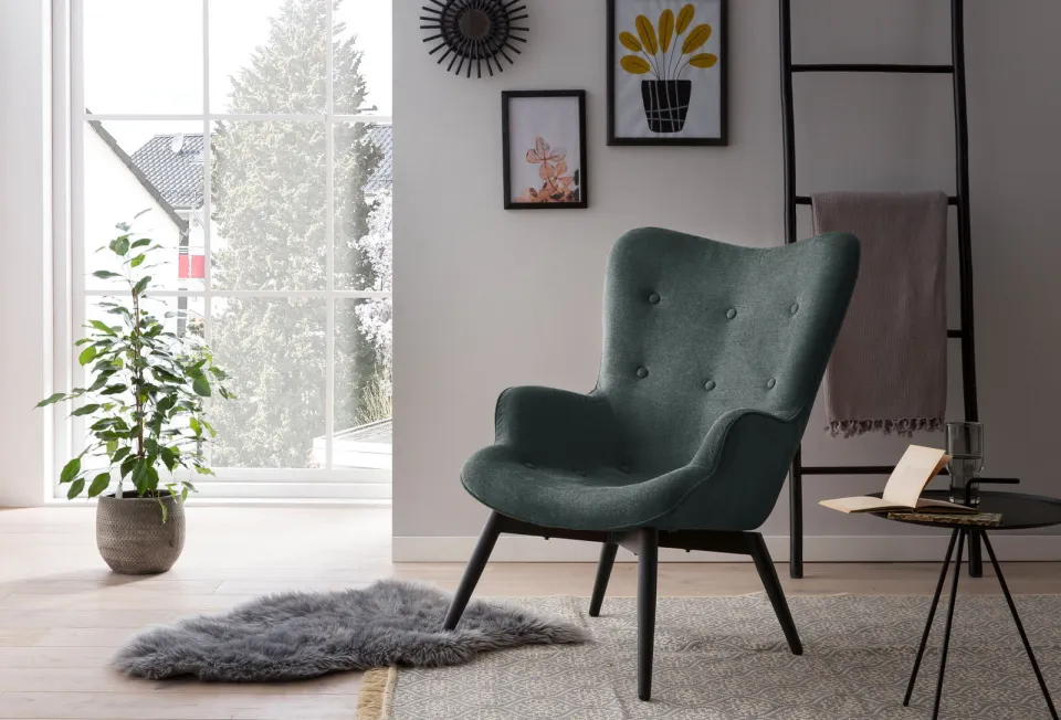 fauteuil Lisanne groen, foto 5