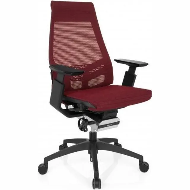 Bureaustoel / Draaistoel GENIDIA SMART BLACK netstof hjh OFFICE
