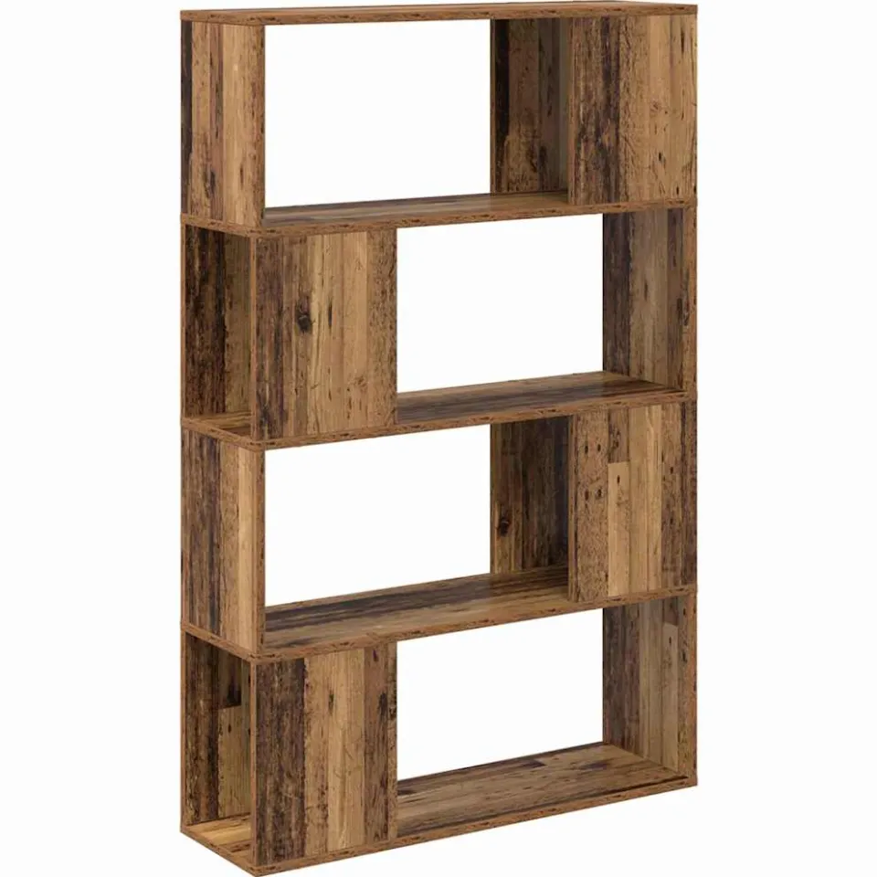 vidaXL Tv-meubelset 80 x 24 x 125 cm Bruin Bewerkt hout