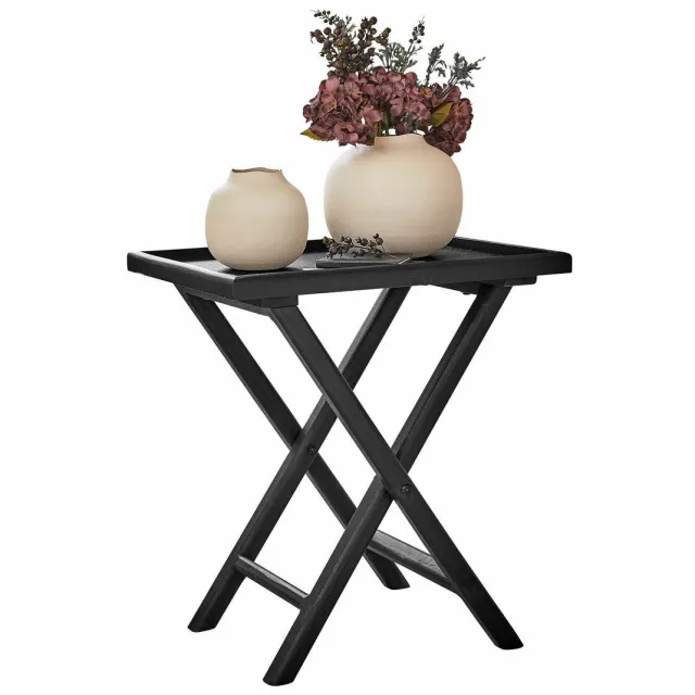 Loberon Bijzettafel Paventino zwart