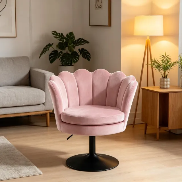 YYchan barkruk - roze - 61,5 x 65 x 83 cm