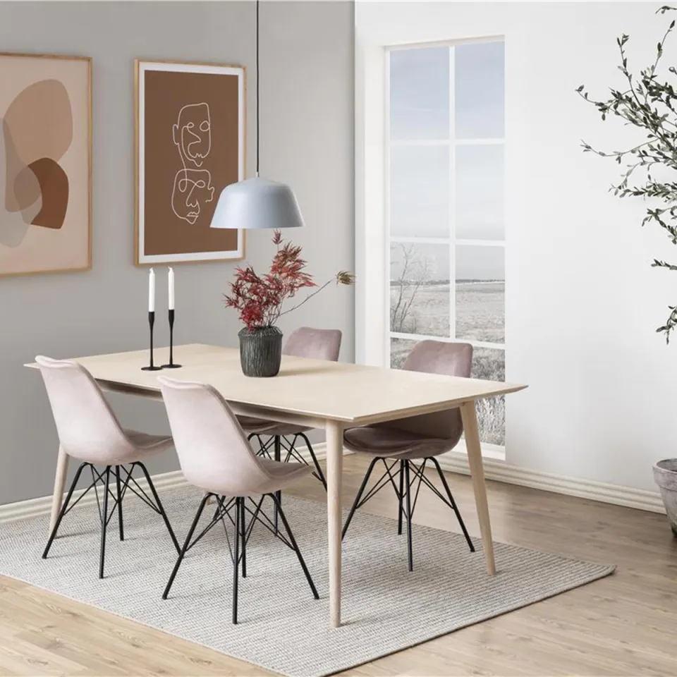 Lisomme Pien eetkamerstoel velvet roze, foto 2