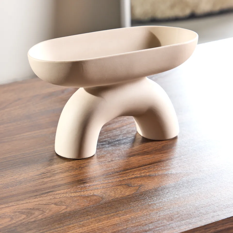 Nest living Diede houten salontafel bruin - 130 x 40 cm, foto 3
