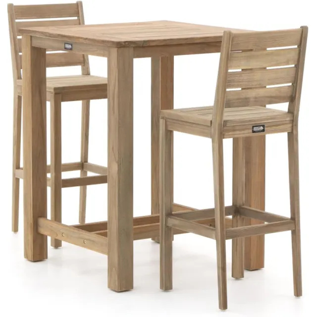 ROUGH Furniture ROUGH-S/ROUGH-X 80cm barset 3-delig Bruin