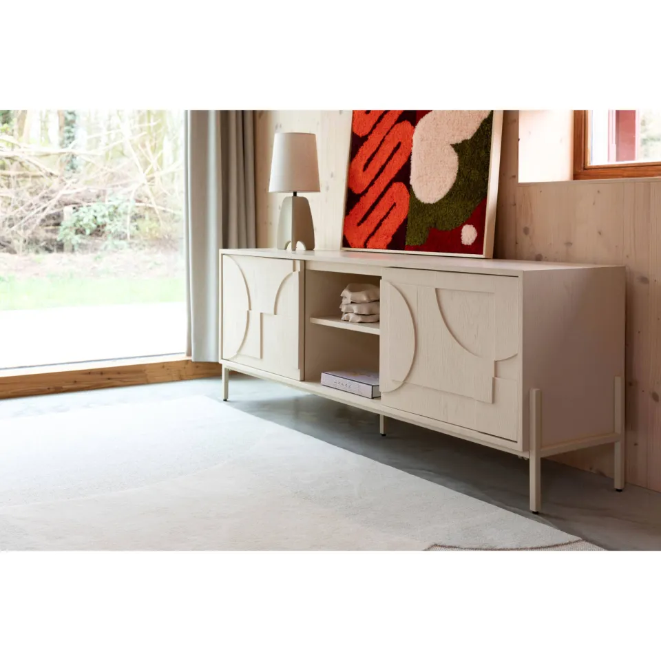 Zuiver Faces tv-meubel beige, foto 3
