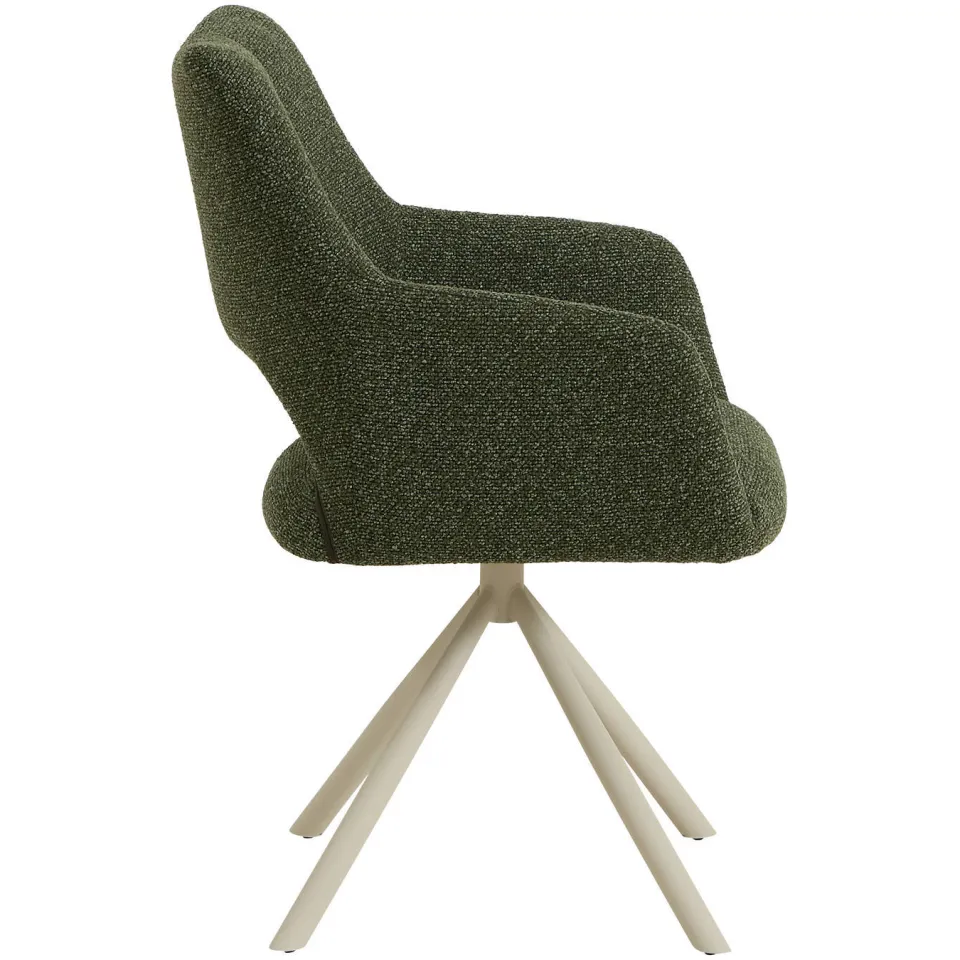 NOUS Living Ava eetkamerstoel groen, foto 3
