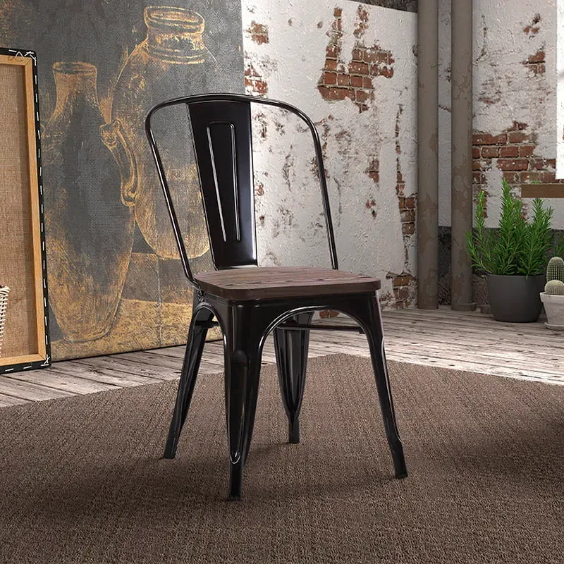 eetkamerstoel Lex zwart, foto 4