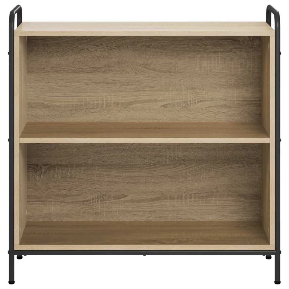 vidaXL Boekenkast 80 x 33 x 80 cm Bewerkt hout Sonoma Eiken