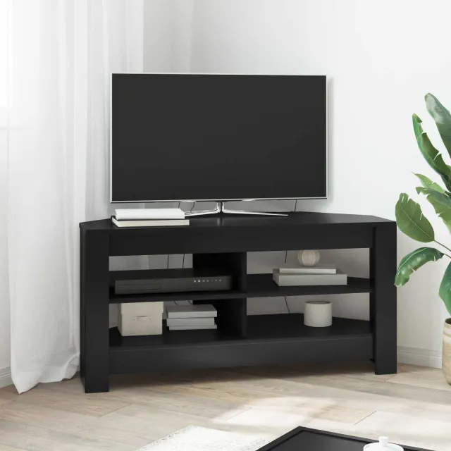 vidaXL HoekTVKast 102 x 41 x 50 cm Zwart