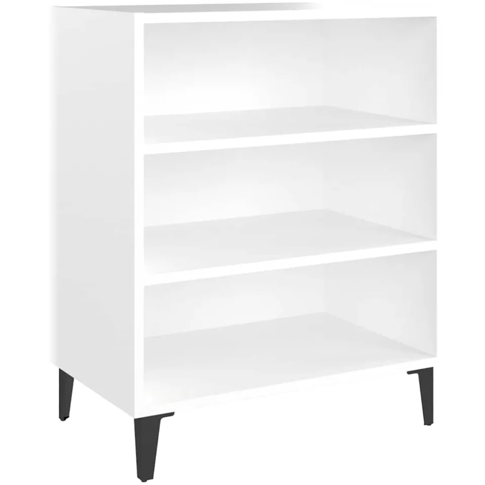 vidaXL Dressoir 57x35x70 cm bewerkt hout wit, foto 3