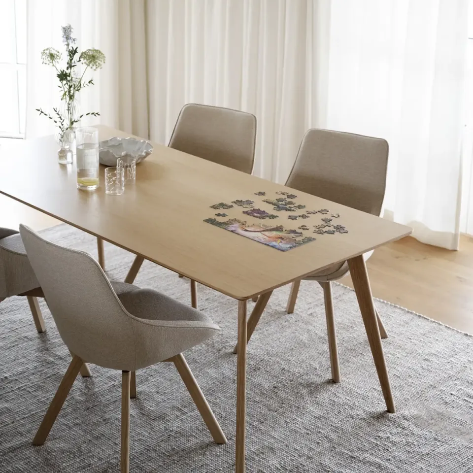 Rowico Home Yumi verlengbare houten eettafel naturel - 190 x 90 cm, foto 5