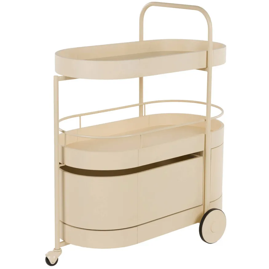 Zuiver Wim trolley beige, foto 5