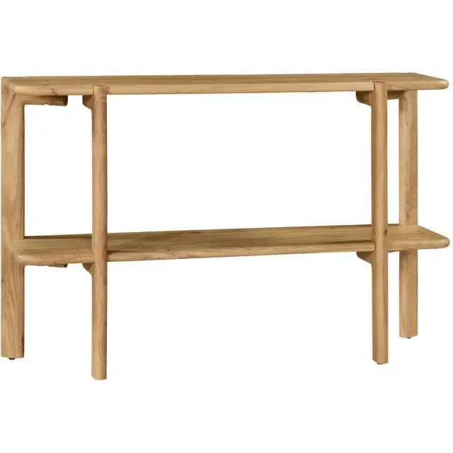 sweeek Sidetable van acaciahout met 2 niveaus - reva Naturel