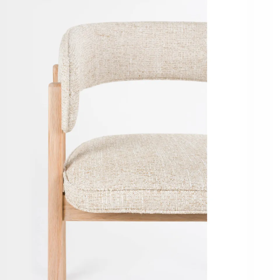 Zuiver Bright eetkamerstoel beige, foto 7