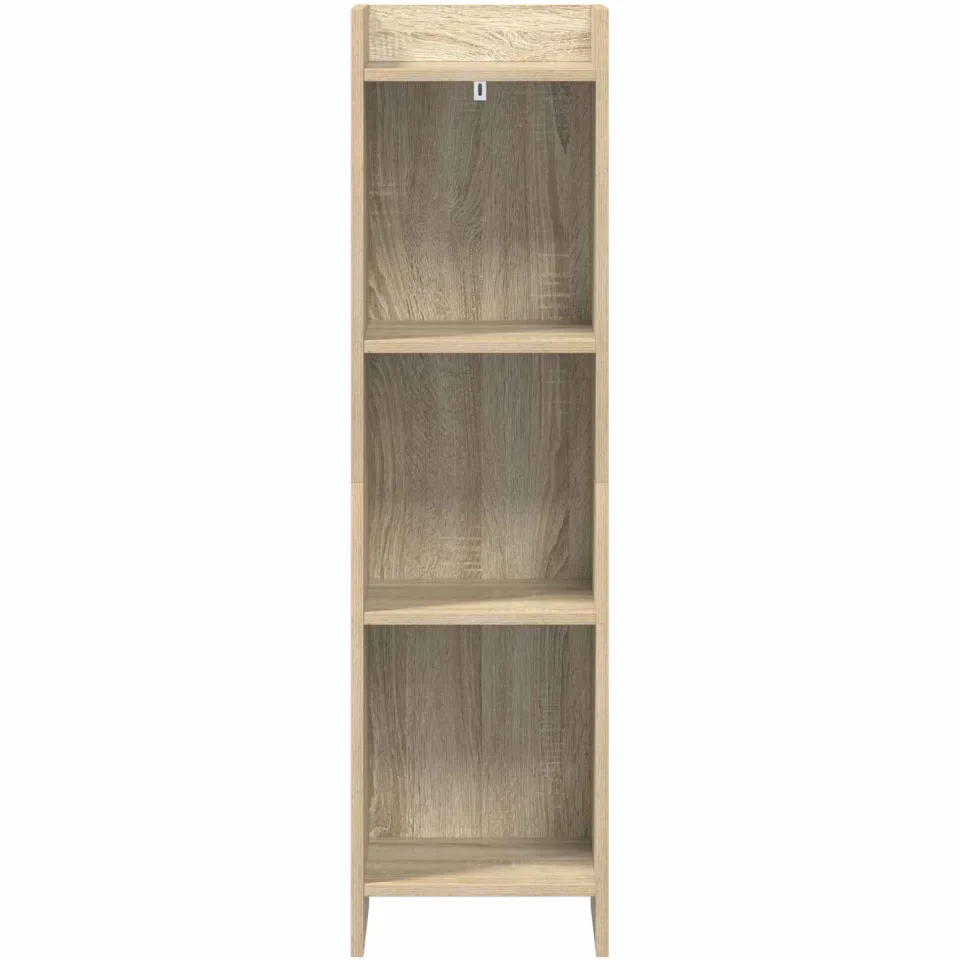 vidaXL Boekenkast Sonoma Eiken 30 x 30 x 111 cm Bewerkt hout, foto 3