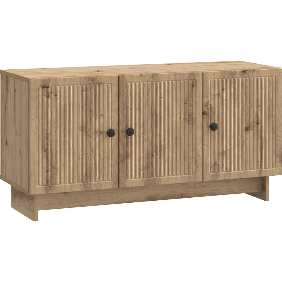 vidaXL TV-kast 99 x 34,5 x 50 cm Artisanaal eiken Bewerkt hout, foto 3