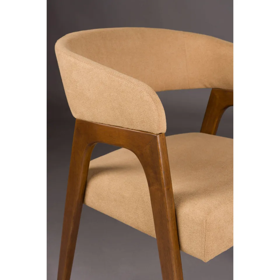 Dutchbone Adamello eetkamerstoel beige, foto 6