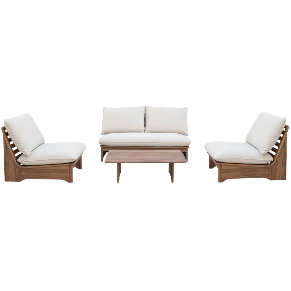 NOUS Garden loungeset Molina bruin