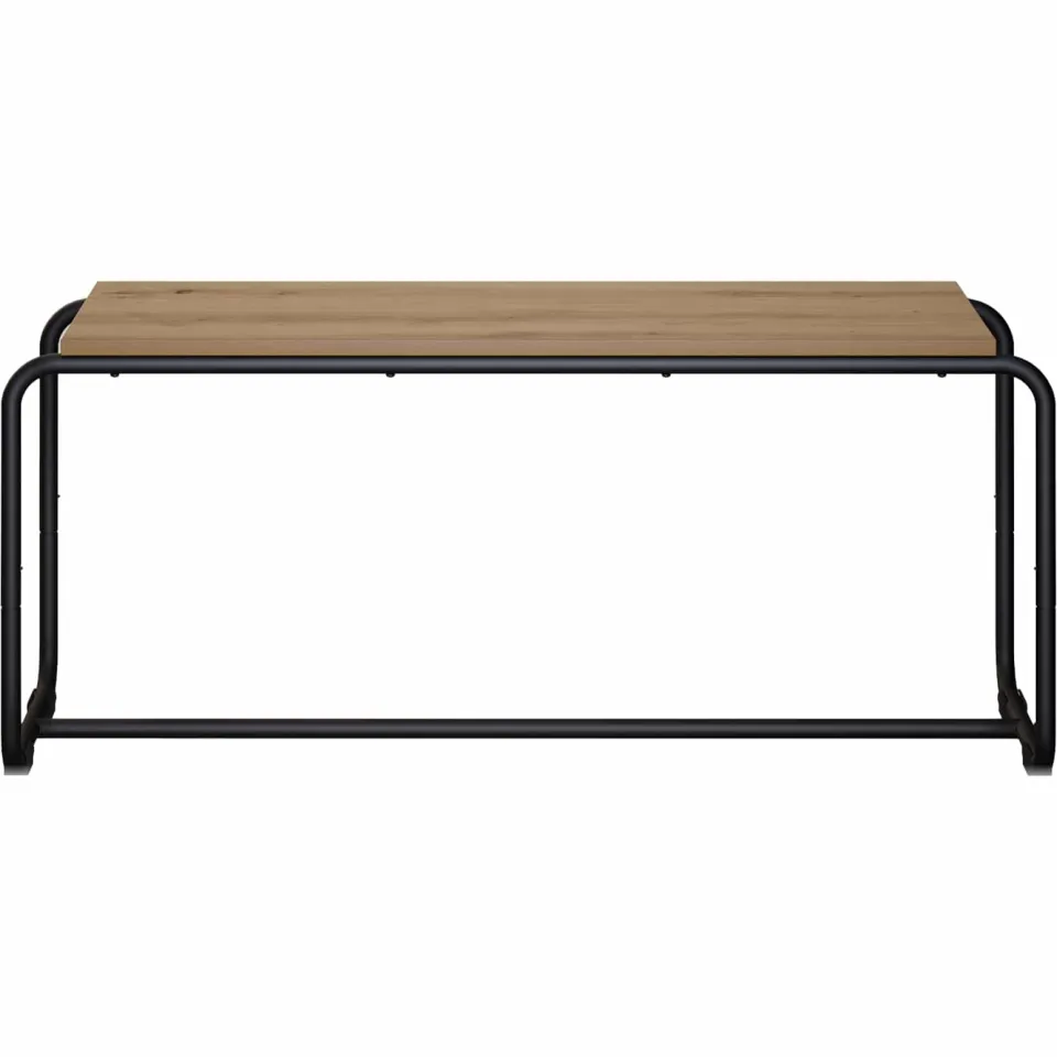 vidaXL TV-standaard 98 x 35.5 x 42 cm Artisanaal eiken Bewerkt hout Bruin