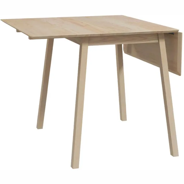 ZYLARO Eettafel - Klaptafel Met 2 Klapbladen - 110 x 86 x 75 cm - Naturel