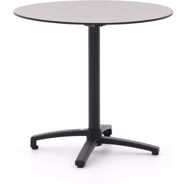 Bellagio tuinmeubelen Bellagio Canzo klaptafel ø 80cm (h:73cm) Grijs