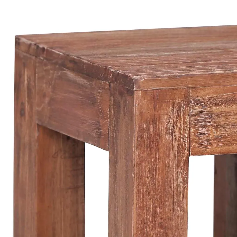 vidaXL Salontafel 30x30x30 cm massief mahoniehout bruin, foto 3