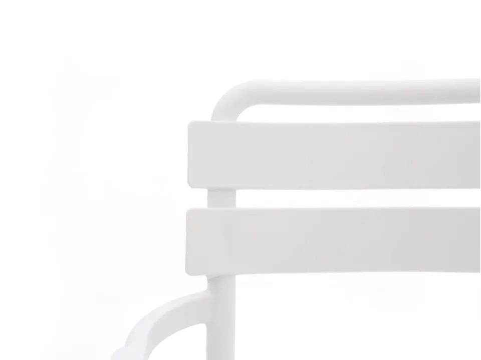Forza Furniture Forza Vico dining tuinstoel stapelbaar wit, foto 5
