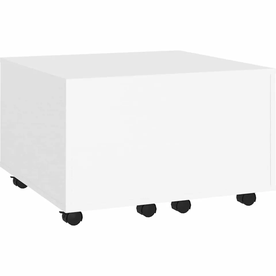 vidaXL Salontafel 60x60x38 cm bewerkt hout wit