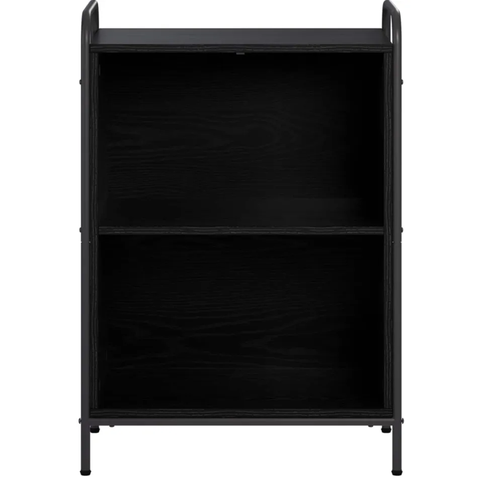 vidaXL Boekenkast 55,5 x 33 x 174 cm Bewerkt hout Zwart eiken