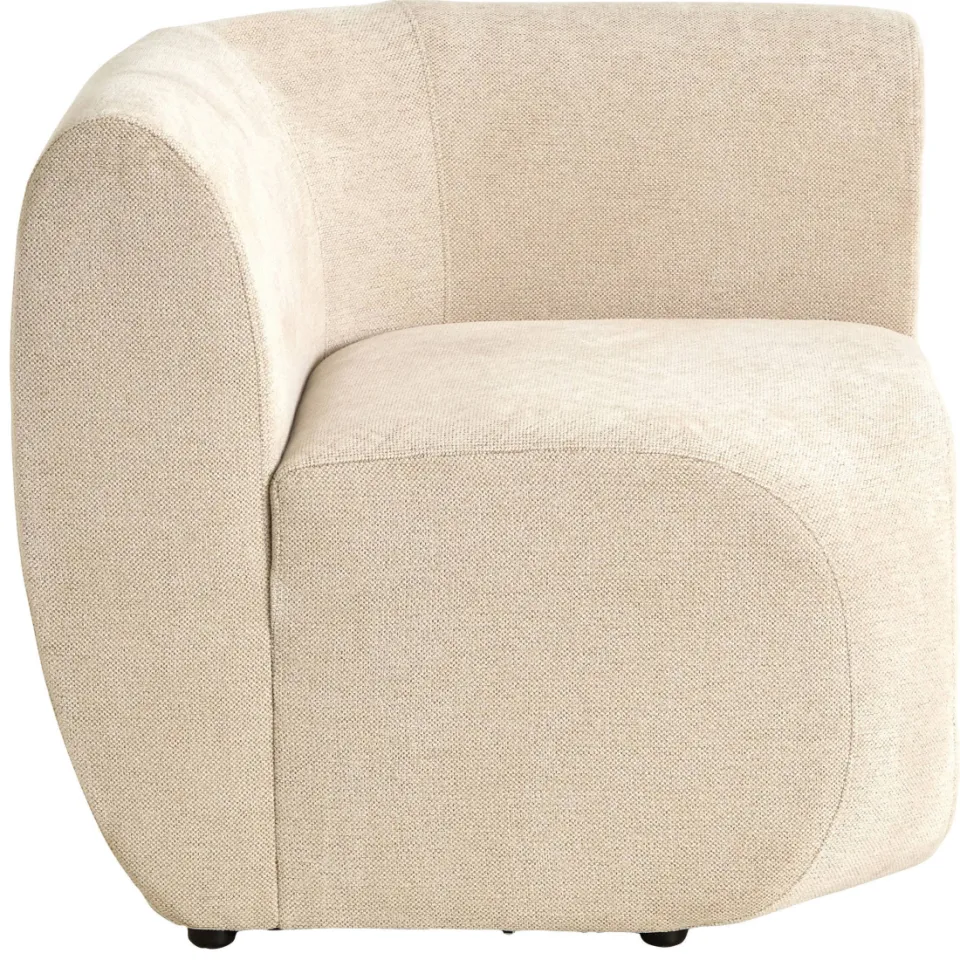 Studio LIVIT Delia hoekelement eetkamerbank beige, foto 3