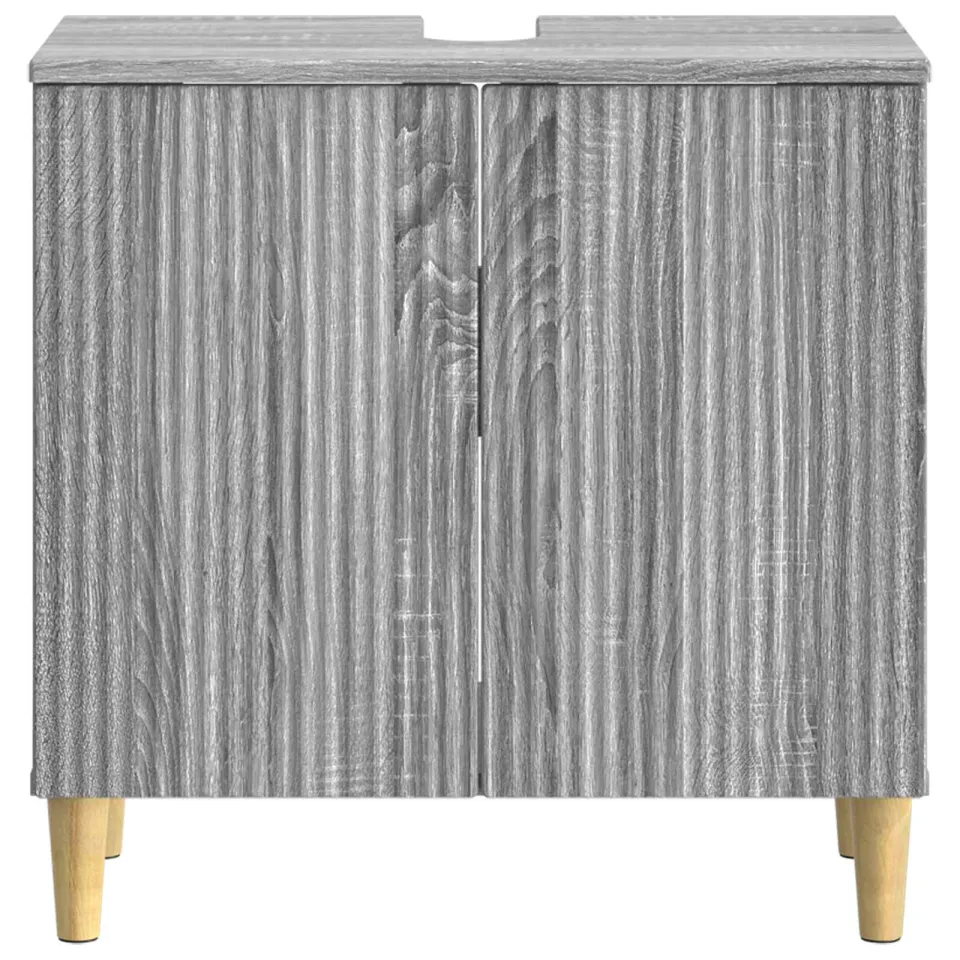 vidaXL Badkamer wastafelkast ARNHEM Grijs Sonoma 59,5 x 31,5 x 59 cm, foto 4