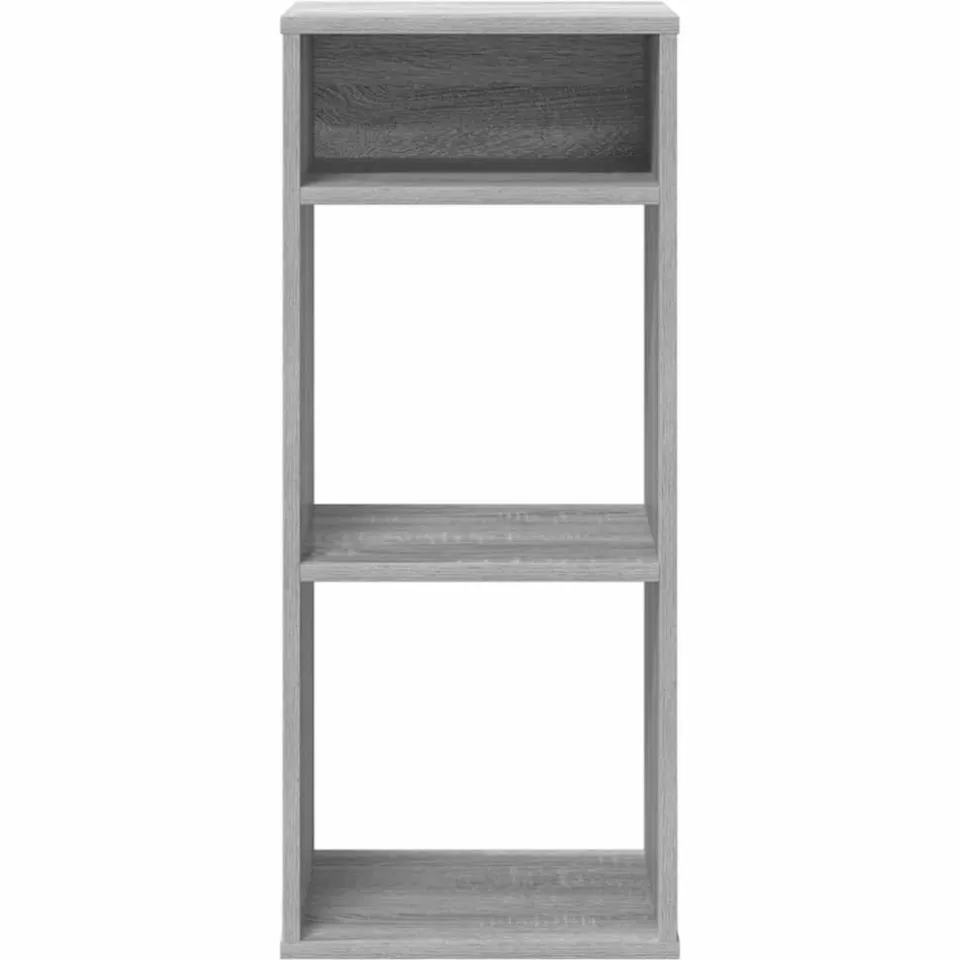 vidaXL Boekenkast 34x31x80 cm bewerkt hout grijs sonoma eikenkleurig, foto 4