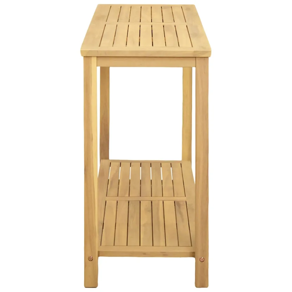 vidaXL Tuin Console Tafel Licht acacia 110 x 40 x 75 cm bruin, foto 3