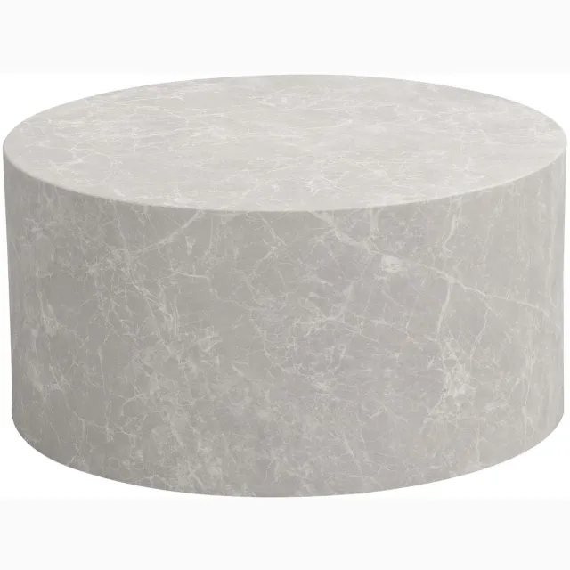 Wohnling Salontafel MONOBLOC steenlook beige 60x60 cm Zie omschrijving
