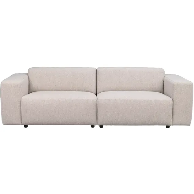 Rowico Home Willard gestoffeerde 3 zitsbank lichtbeige - 236 cm beige