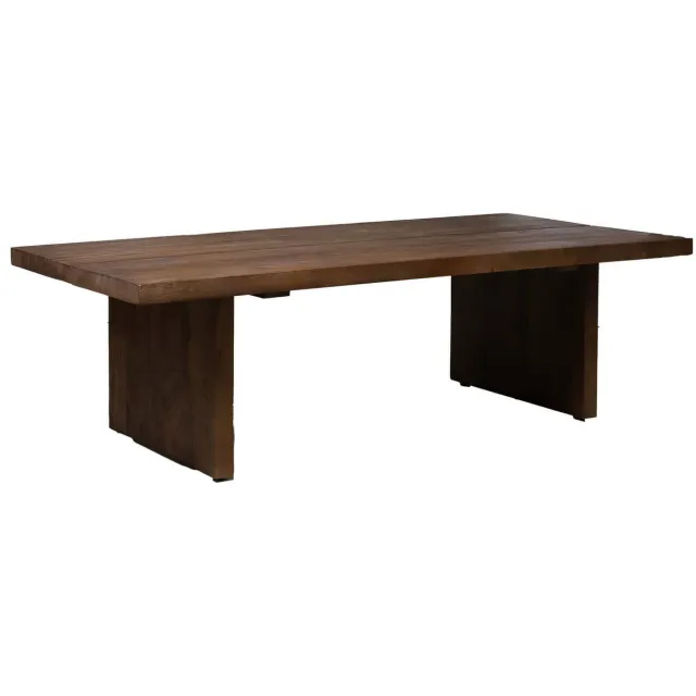 Giga Meubel Salontafel Espoo - Rechthoek Donkerbruin Hout - 120x60x36cm