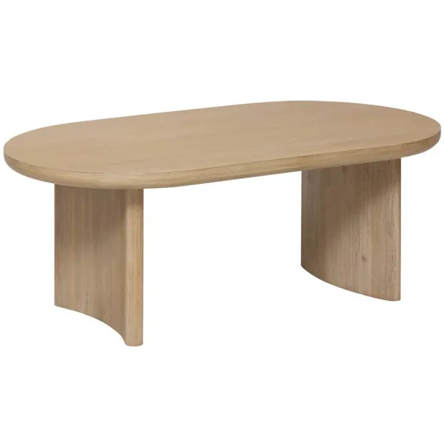 Atmosphera Créateur d'intérieur® Ovale salontafel van acaciahout LOUSADA Beige