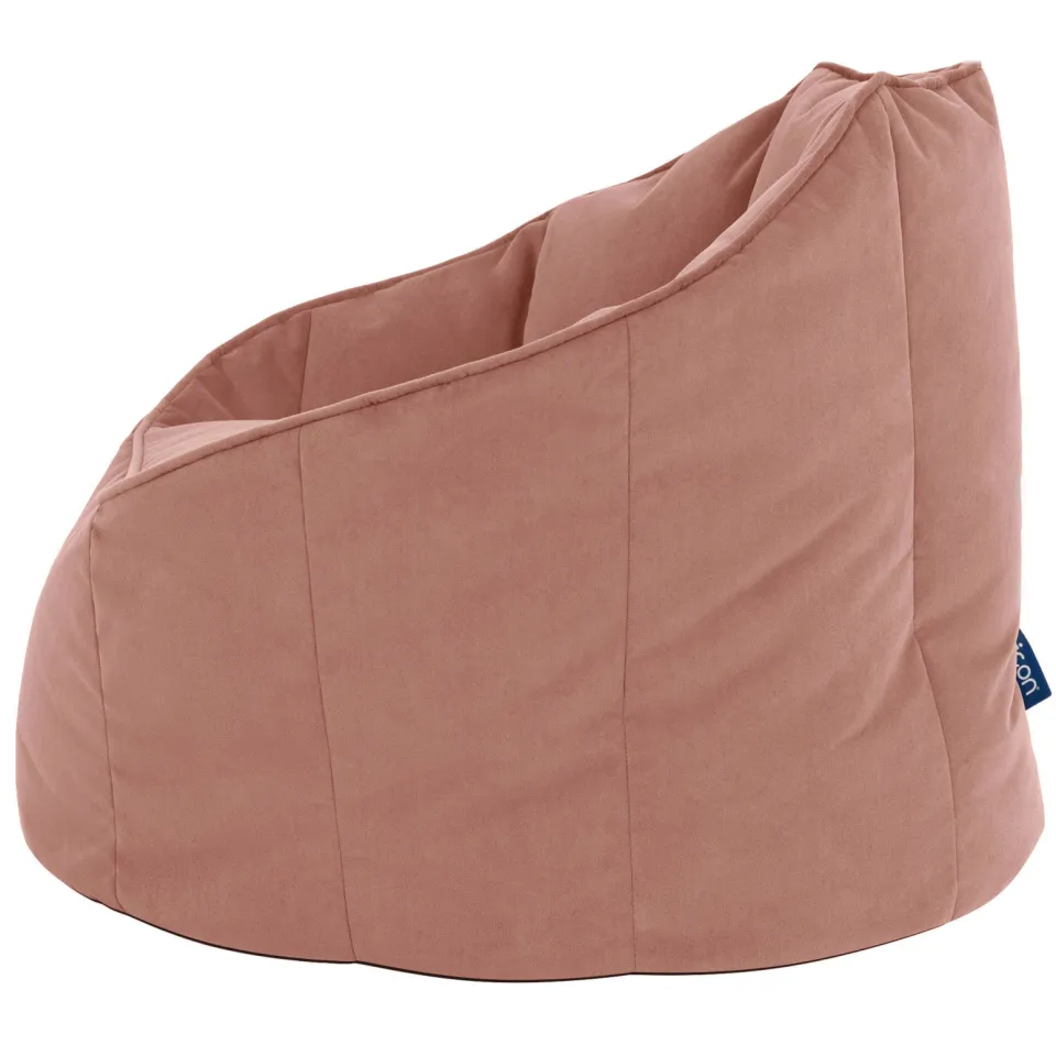 icon Zitzak Sirena - Fluwelen Zitzak - Houtskool roze, foto 5