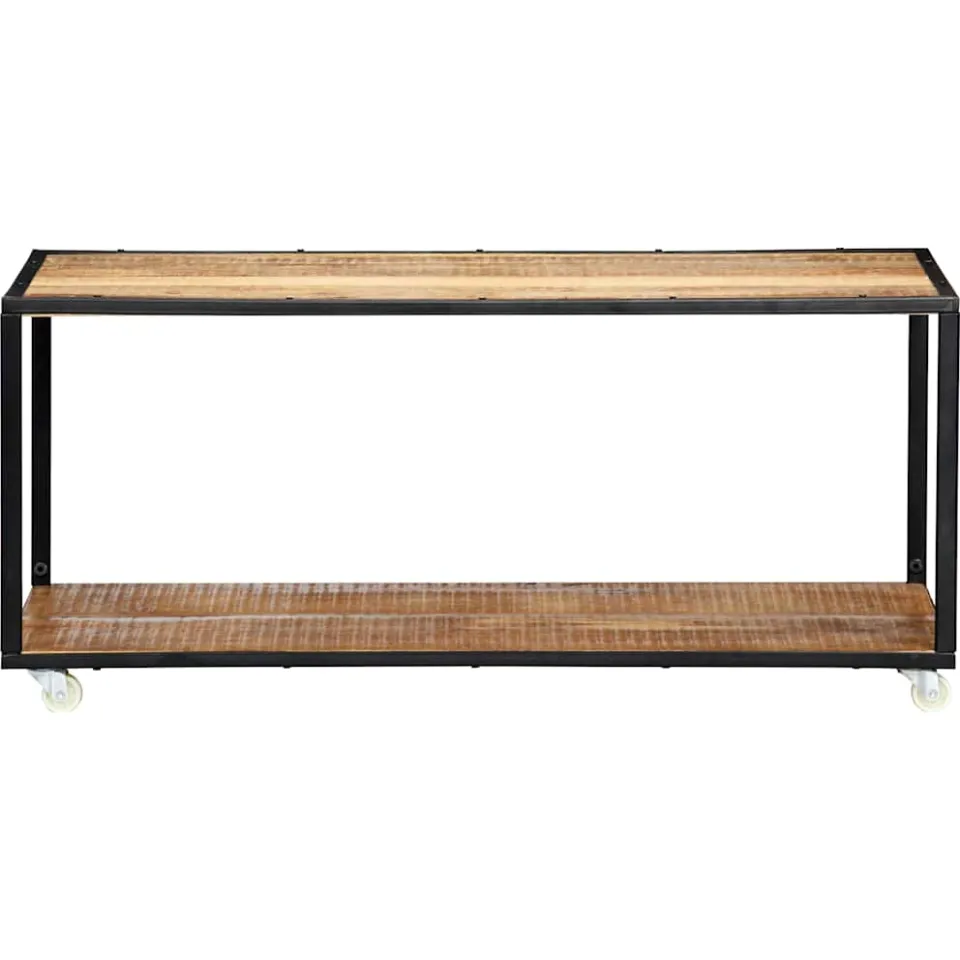 vidaXL Salontafel 90x50x40 cm massief gerecycled hout Bruin