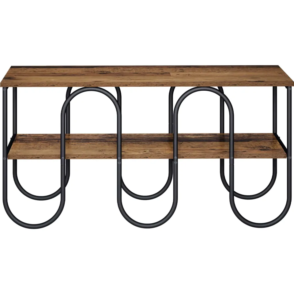 vidaXL TV-standaard 100 x 40 x 50 cm Oud hout Bewerkt hout Bruin