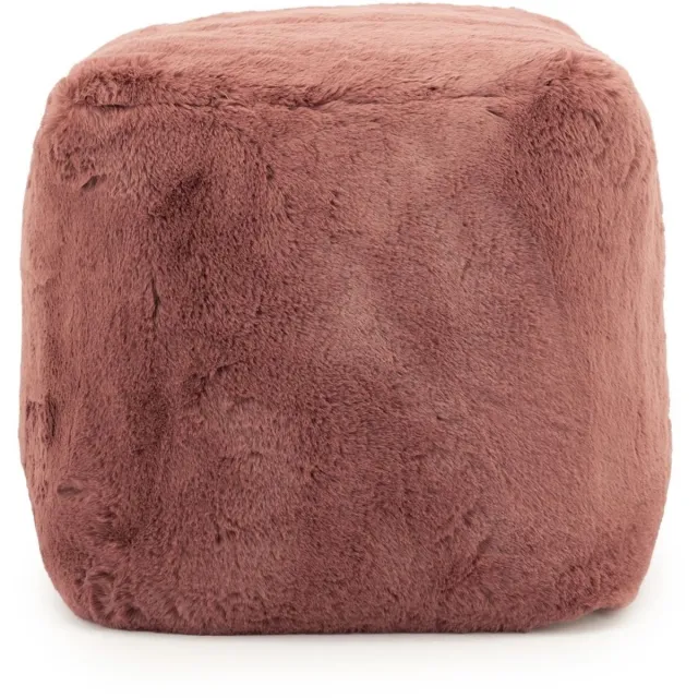 By-Boo Poef Burgundy 240204 Mosa - 45 × 45 × 45cm
