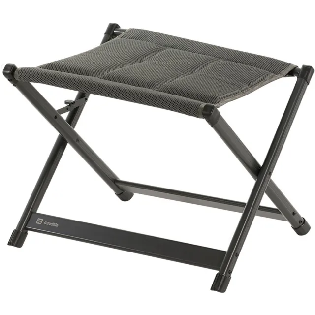 Travellife Barletta voetenbank - Dark Grey donkergrijs