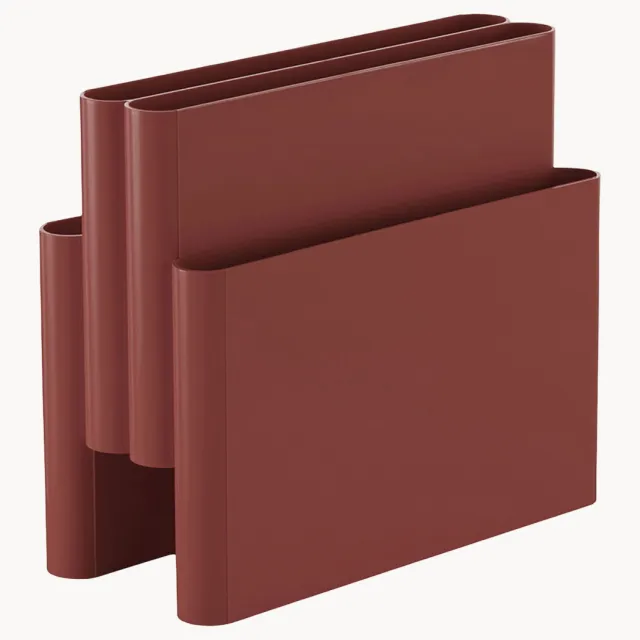 Kartell Tijdschriftenrek Modern Wijnrood