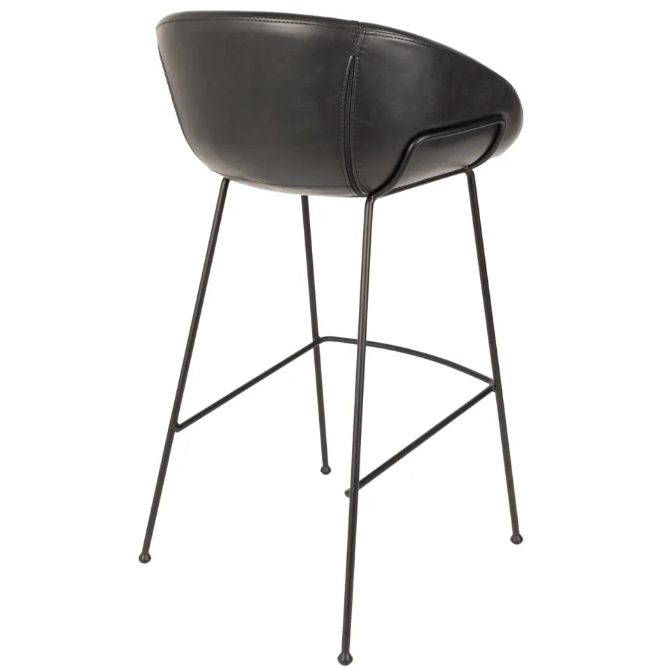 Zuiver Feston barkruk zwart, foto 5