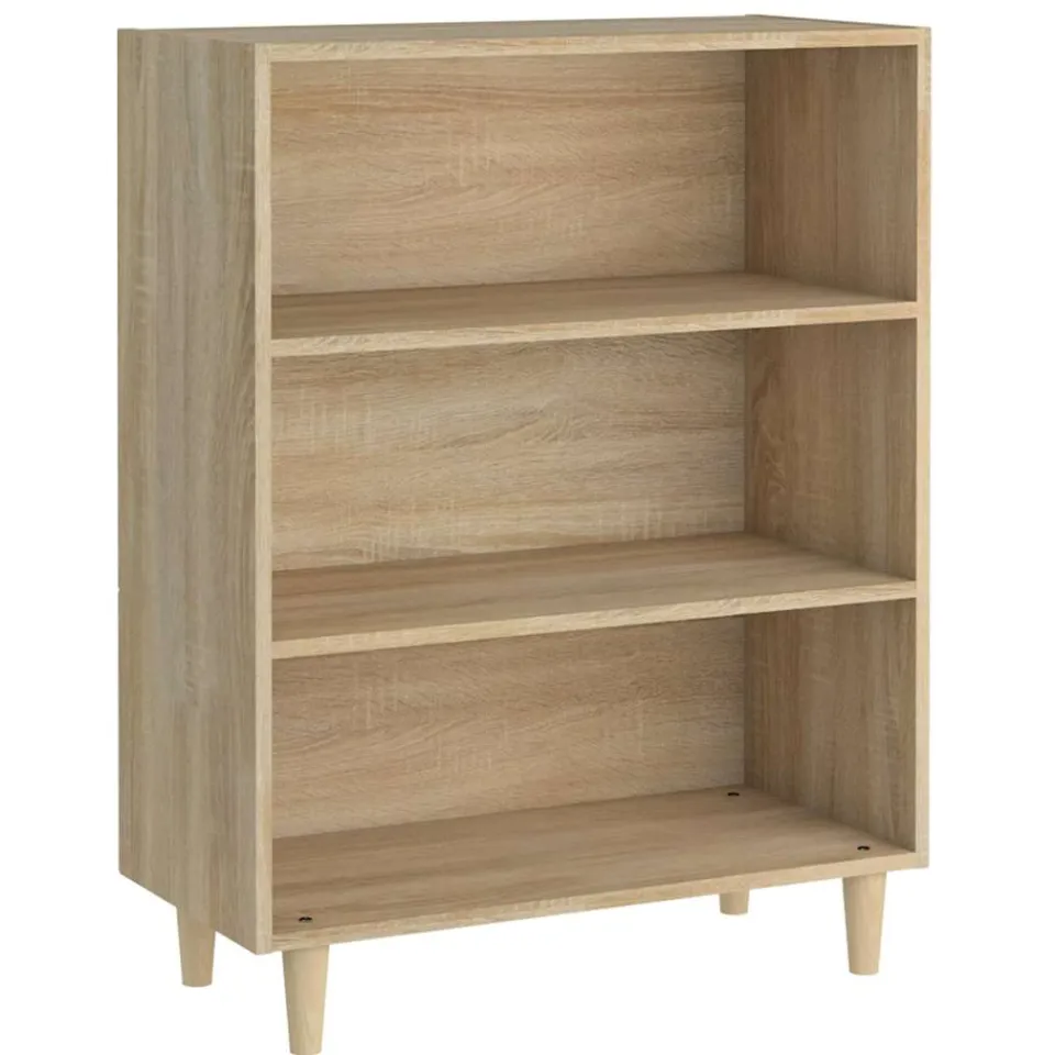 vidaXL Dressoir 69,5x32,5x90 cm bewerkt hout sonoma eikenkleurig Bruin
