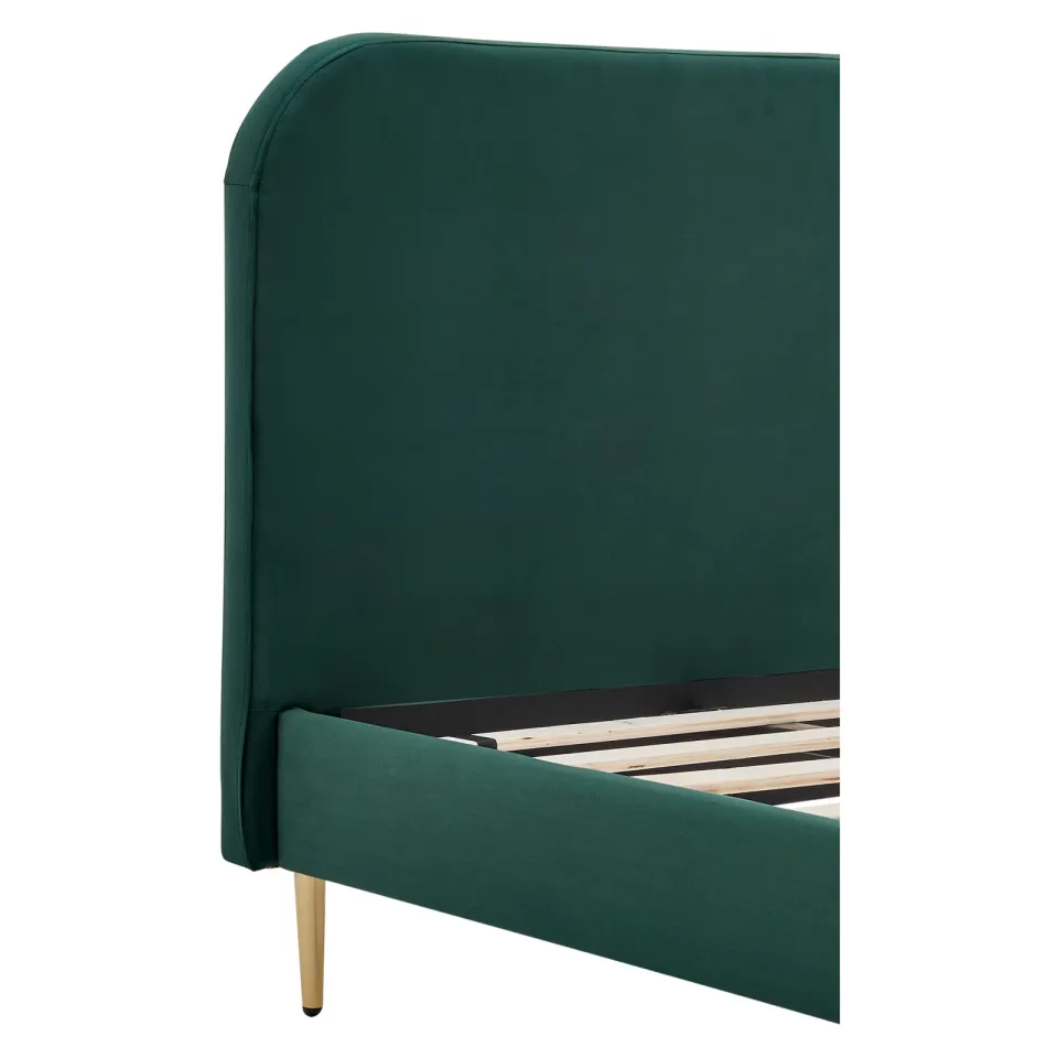Artistiq Living Federico bed fluweel groen, foto 5