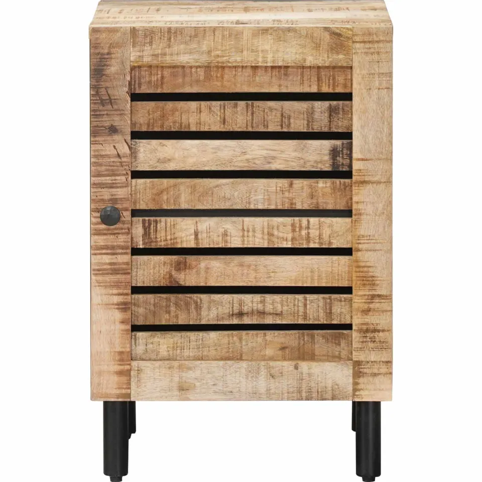 vidaXL Badkamerkast met opslag Bruin en zwart 38 x 33,5 x 58 cm, foto 4